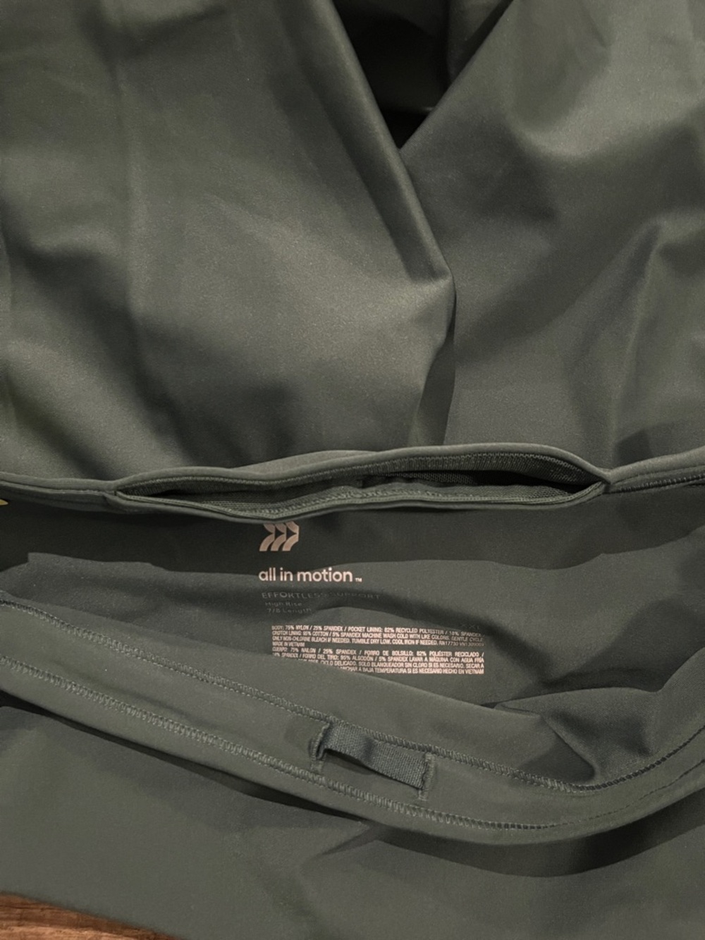 all in motion Dark Green High-Waist Leggings - Picture 9 of 10